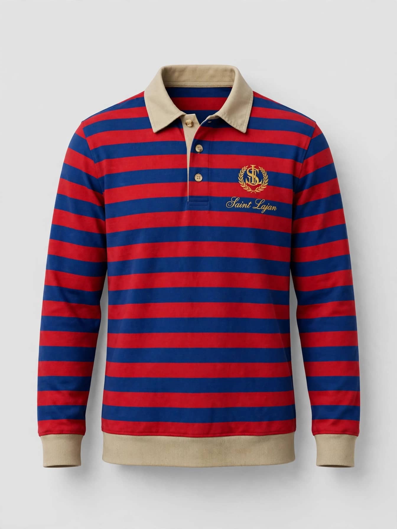 Crest Tee — Red Script Crown