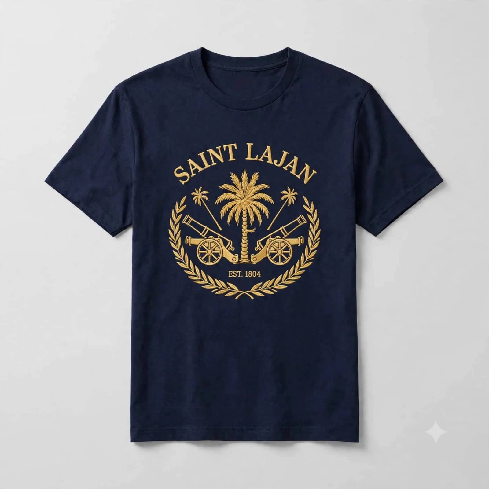 Crest Tee — Royal Blue Arch