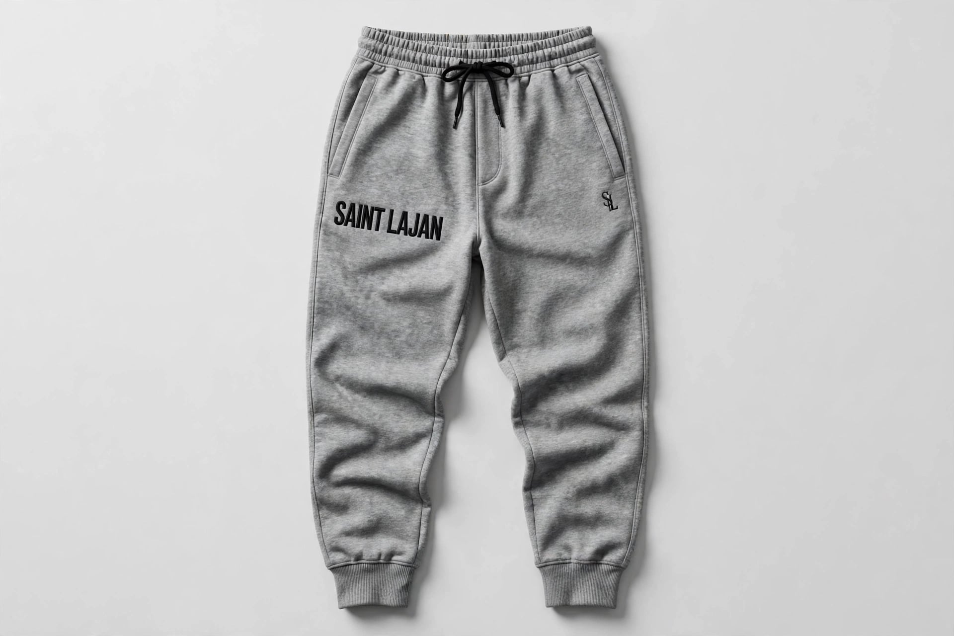 Crest Joggers — Grey Heather