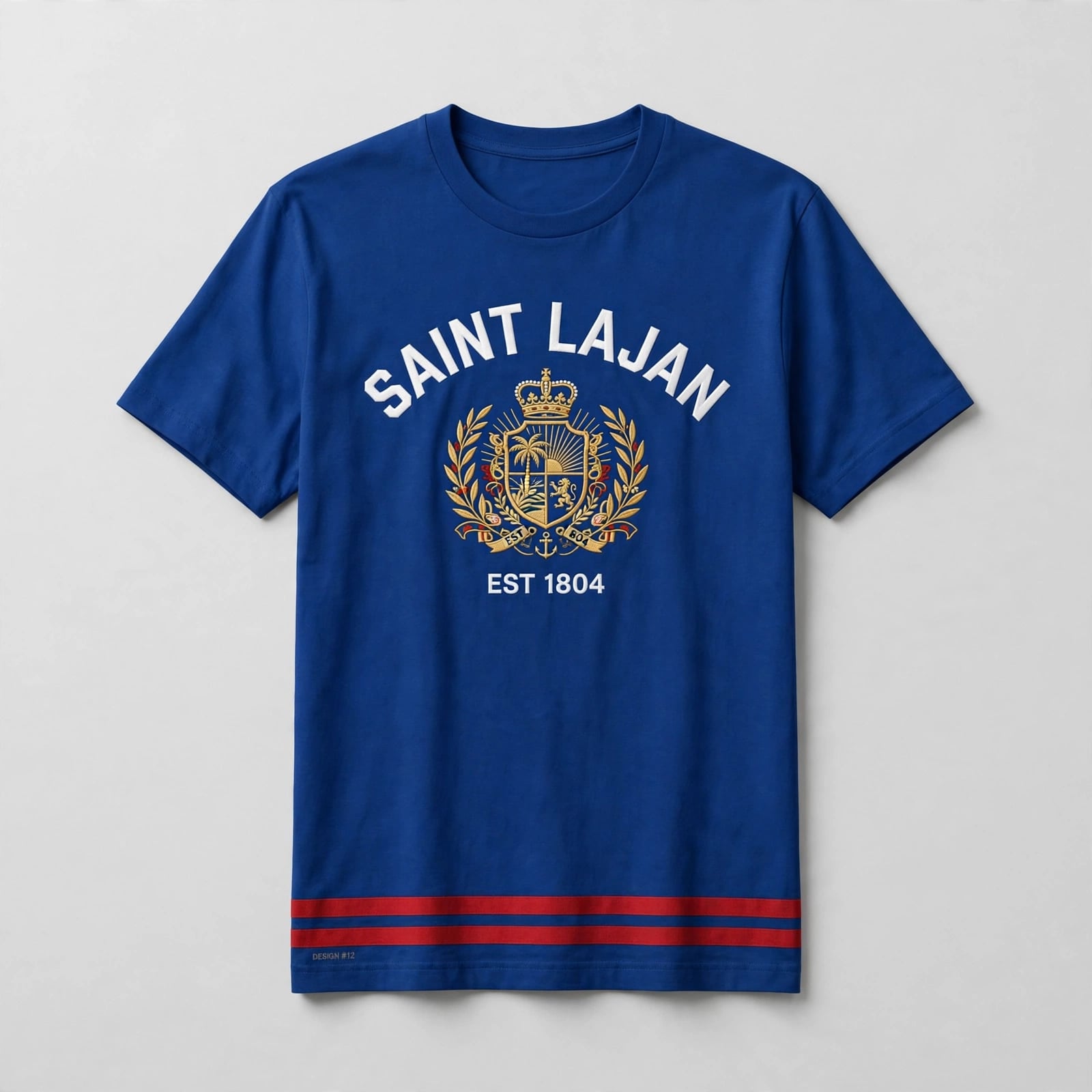 Crest Rugby — Red & Blue