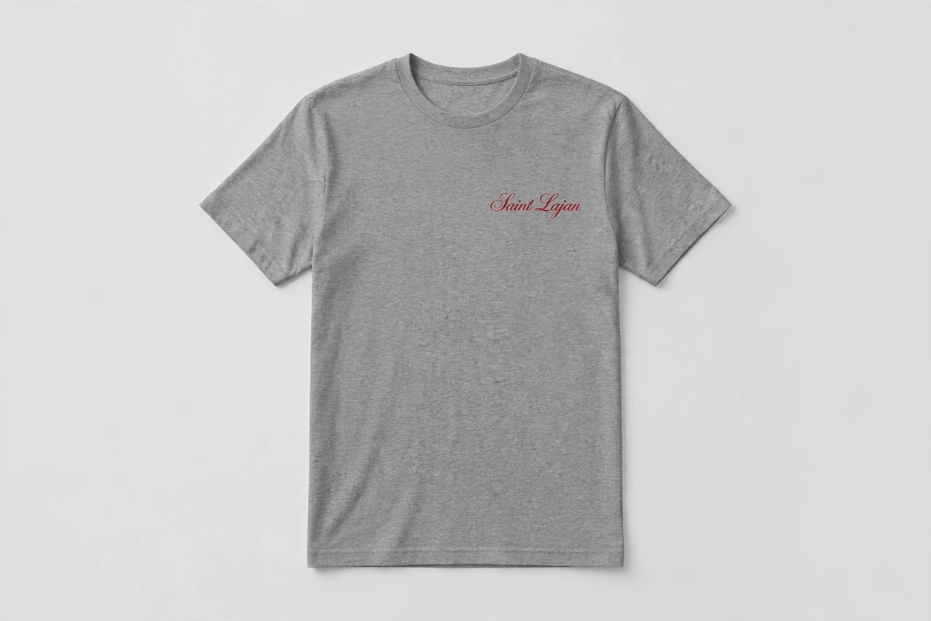 Crest Tee — Grey Heather