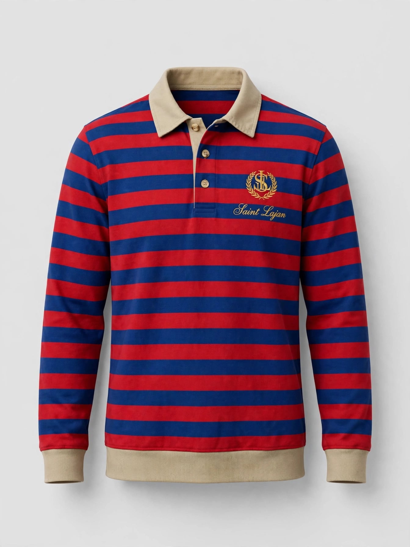 Crest Tee — Red Script Crown