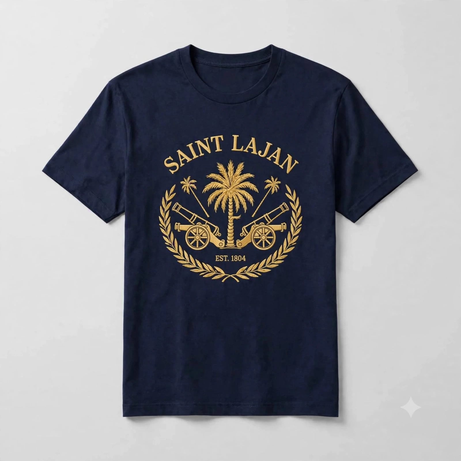 Crest Tee — Royal Blue Arch