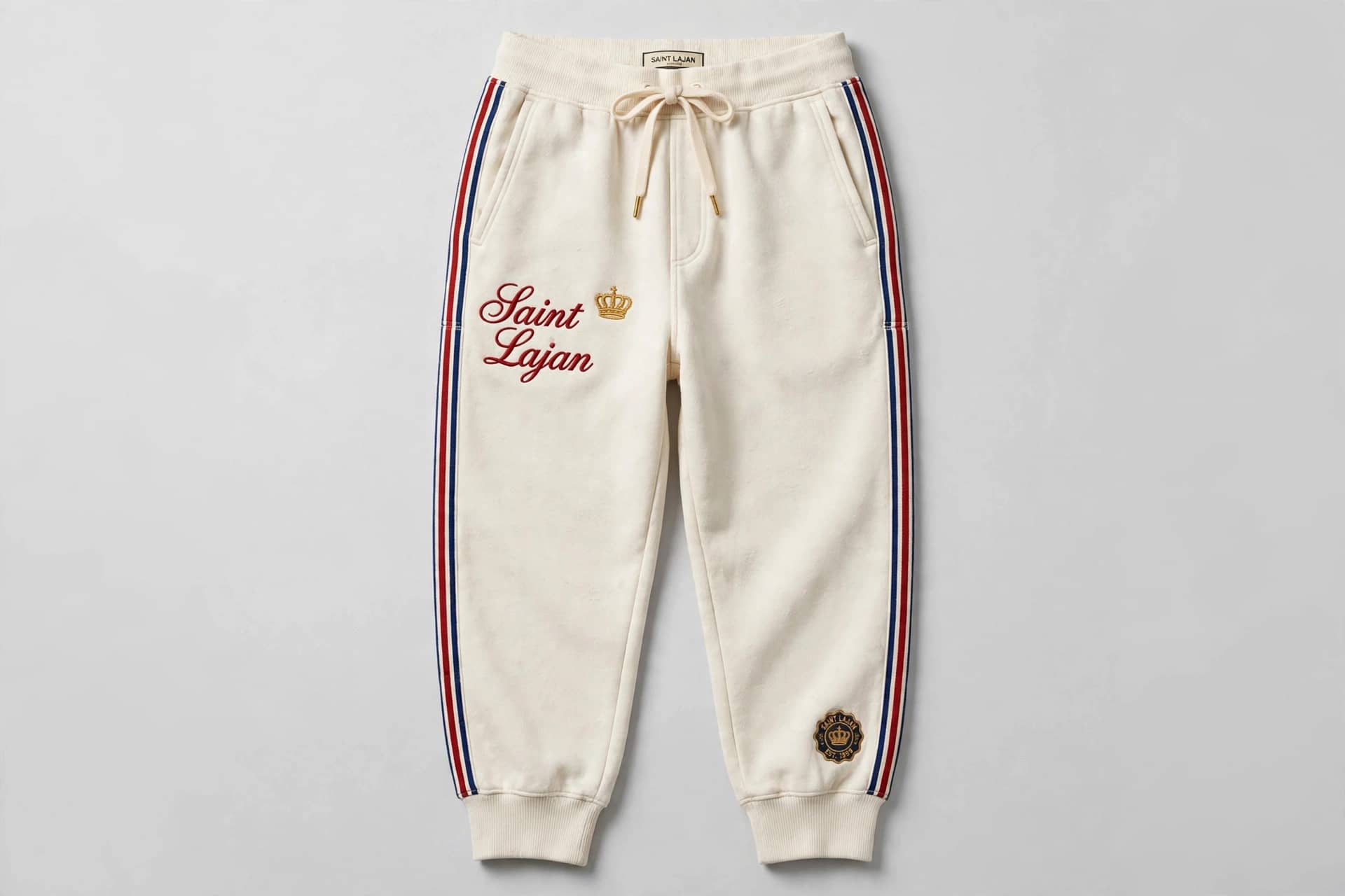 Crest Joggers — Cream Stripe
