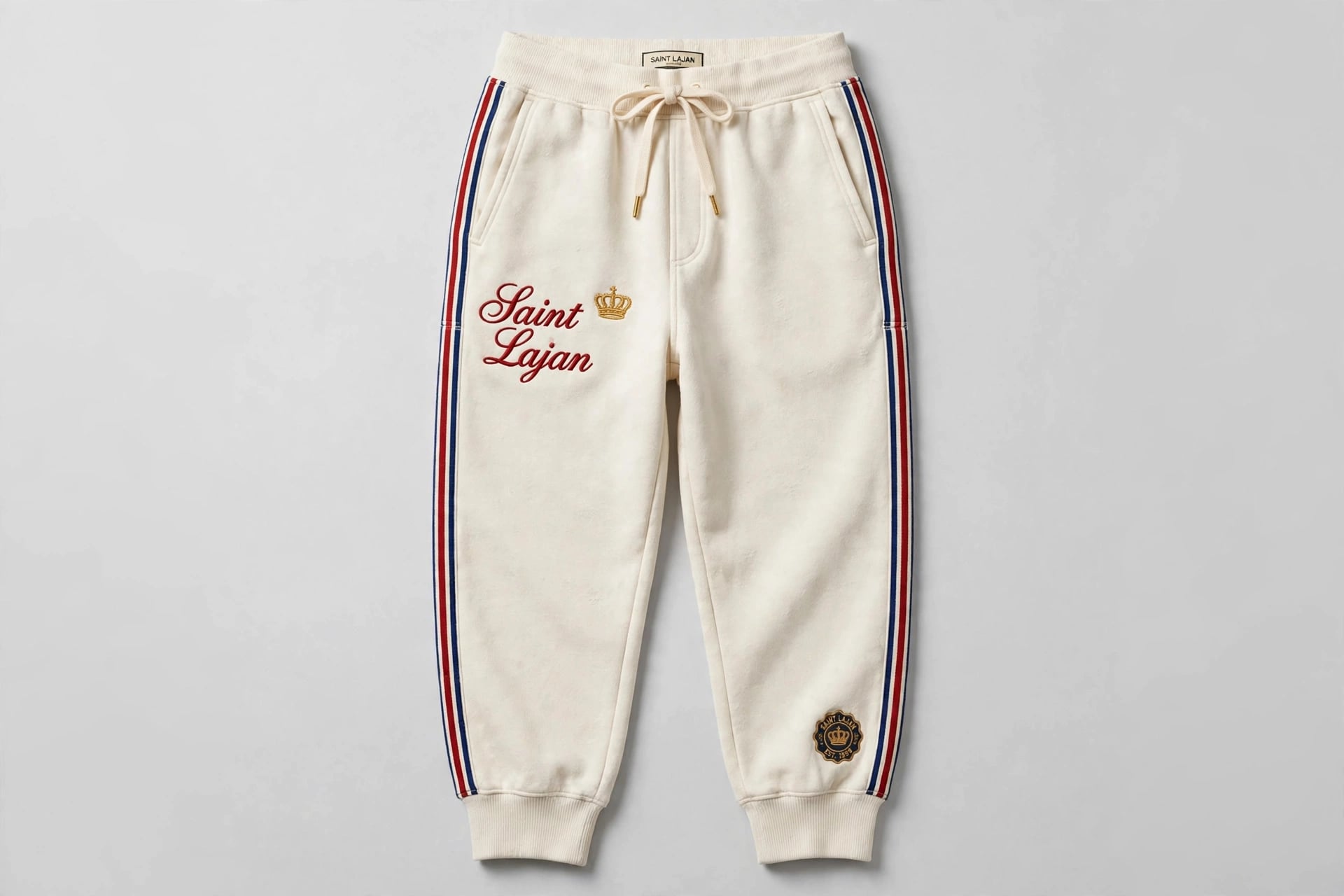 Crest Joggers — Cream Stripe