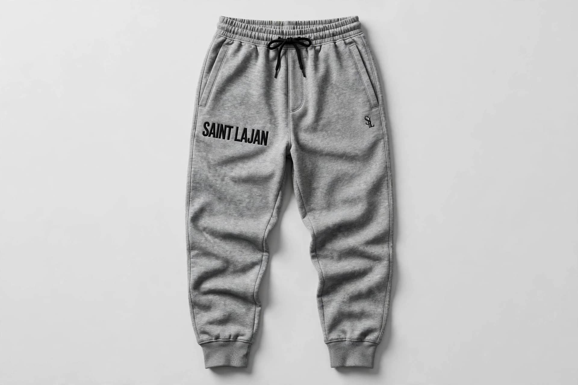 Crest Joggers — Grey Heather