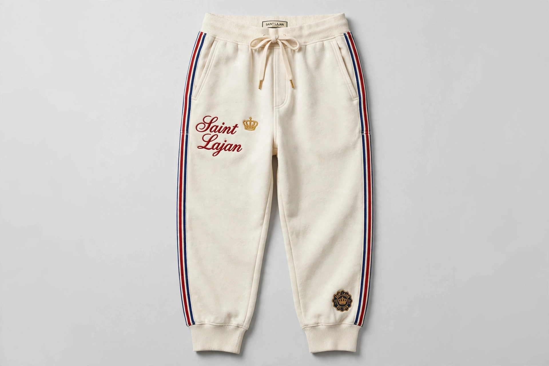 Crest Joggers — Cream Stripe